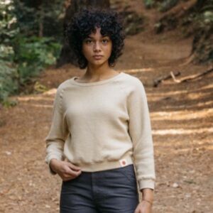 Mollusk of California Cloud Crew - Cream Sweatshirt